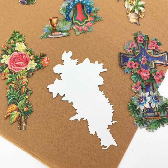 Floral Crosses Loose Easter Paper Scrap Pack
